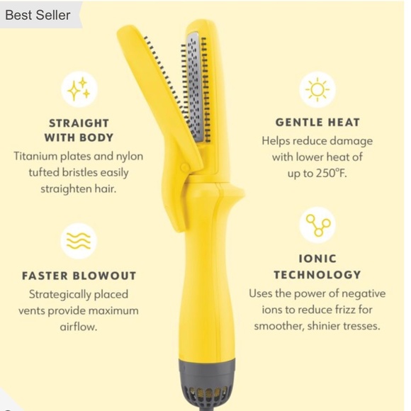 Drybar Hair Drybar The Straight Shot Blowdrying Flat Iron Blow